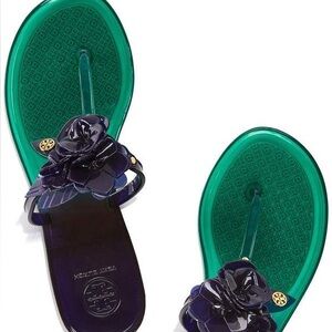 Tory Butch Blossom Jelly Thing Sandal. Size 6